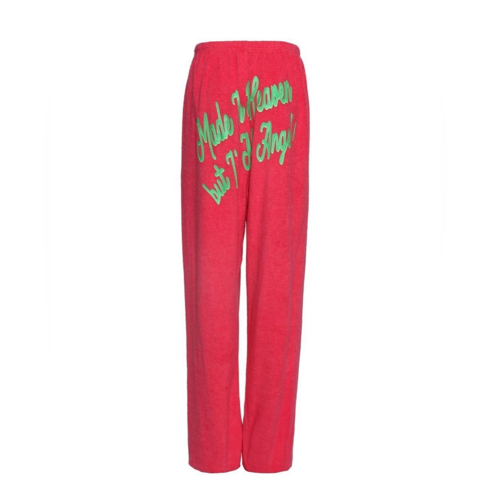 Boys Lie Hot Pink Sweatshirt with Green Script Graphic - Picture 5 of 5